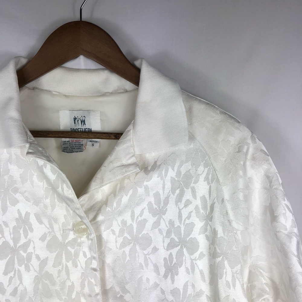 Floral Bomber Jacket - image 3
